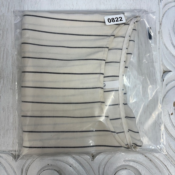 Garnish PDX Striped Blouse Cream Black M - Picture 9 of 9